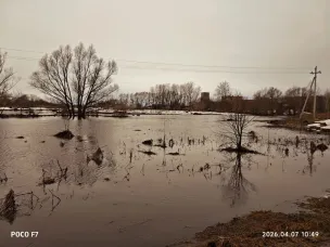 Паводковая ситуация а Спасском муниципальном округе спокойная