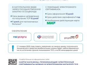 Социальный фонд России обеспечивает граждан с инвалидностью техническими средствами реабилитации