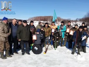 Соревнования по подледному лову Спасского муниципального округа