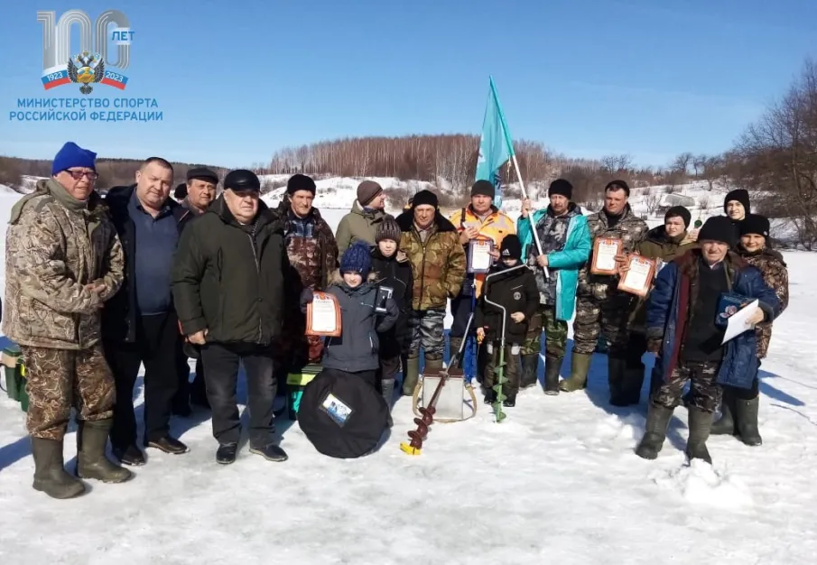 Соревнования по подледному лову Спасского муниципального округа