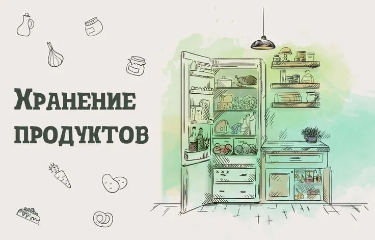 «Правила хранения продуктов в морозильной камере»