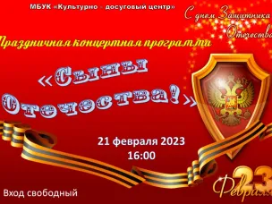 Праздничный концерт «Сыны Отечества»