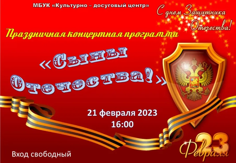 Праздничный концерт «Сыны Отечества»