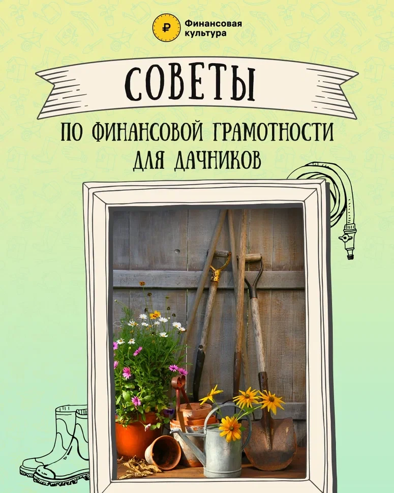 Советы по финансовой грамотности для дачников